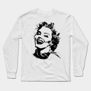 Marilyn Monroe Pop Art Portrait Long Sleeve T-Shirt